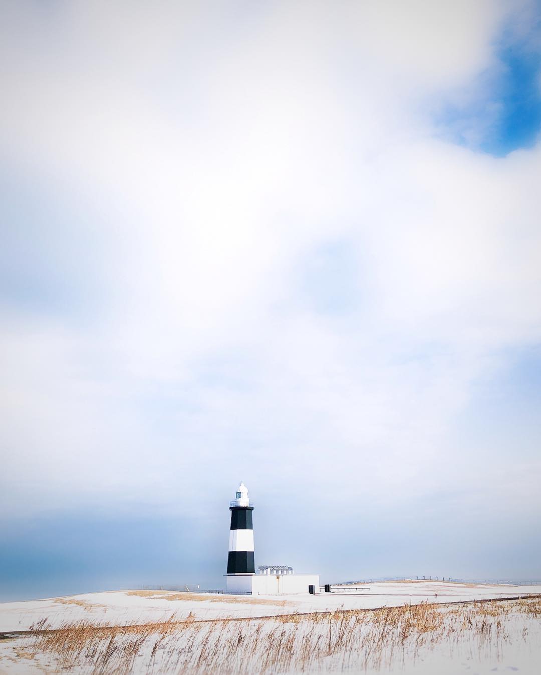 White and black lighthouse of Notoromisaki