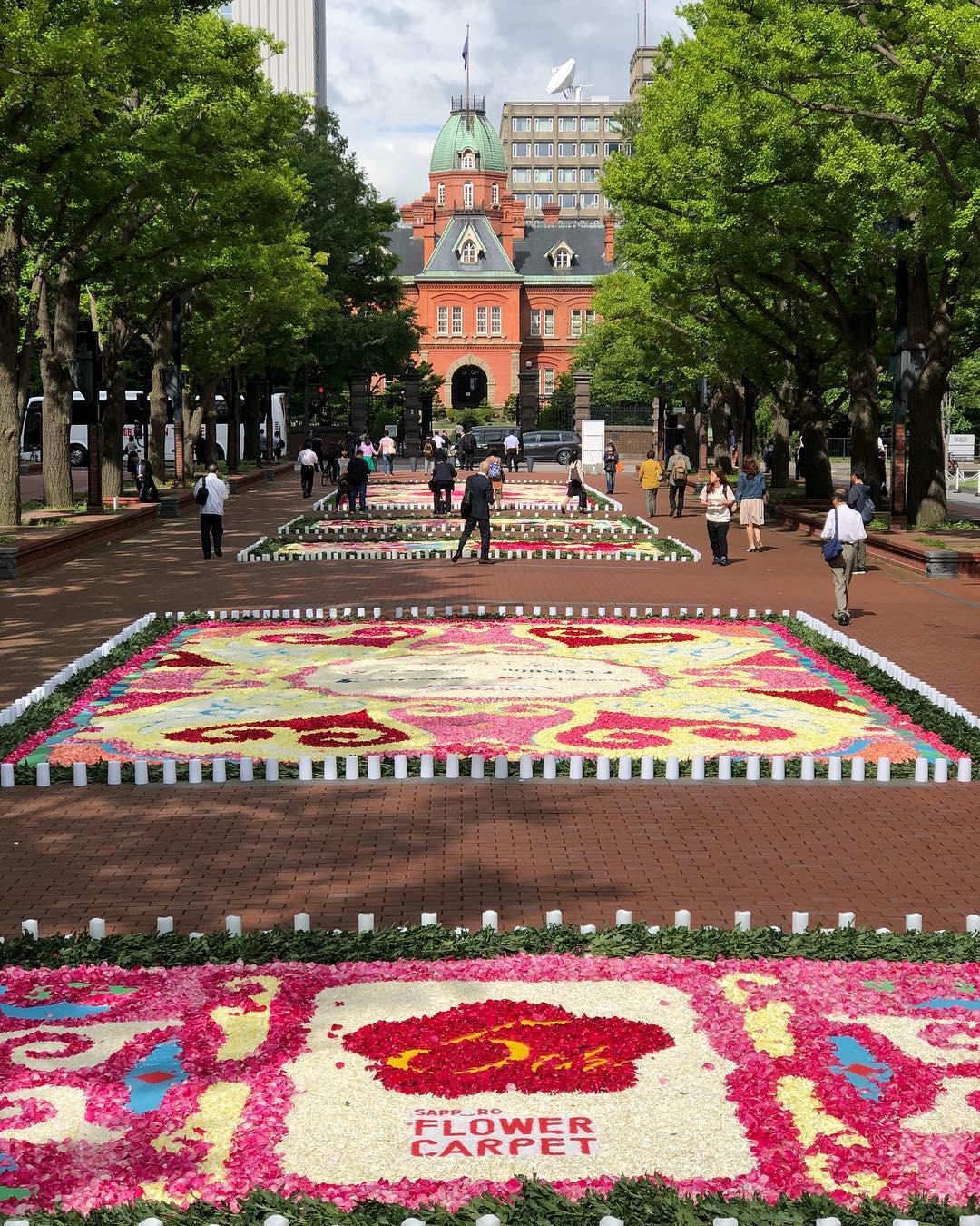 Flower carpet in Sapporo