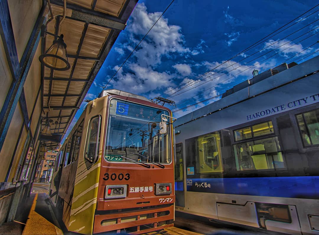 City tram in Hakodate