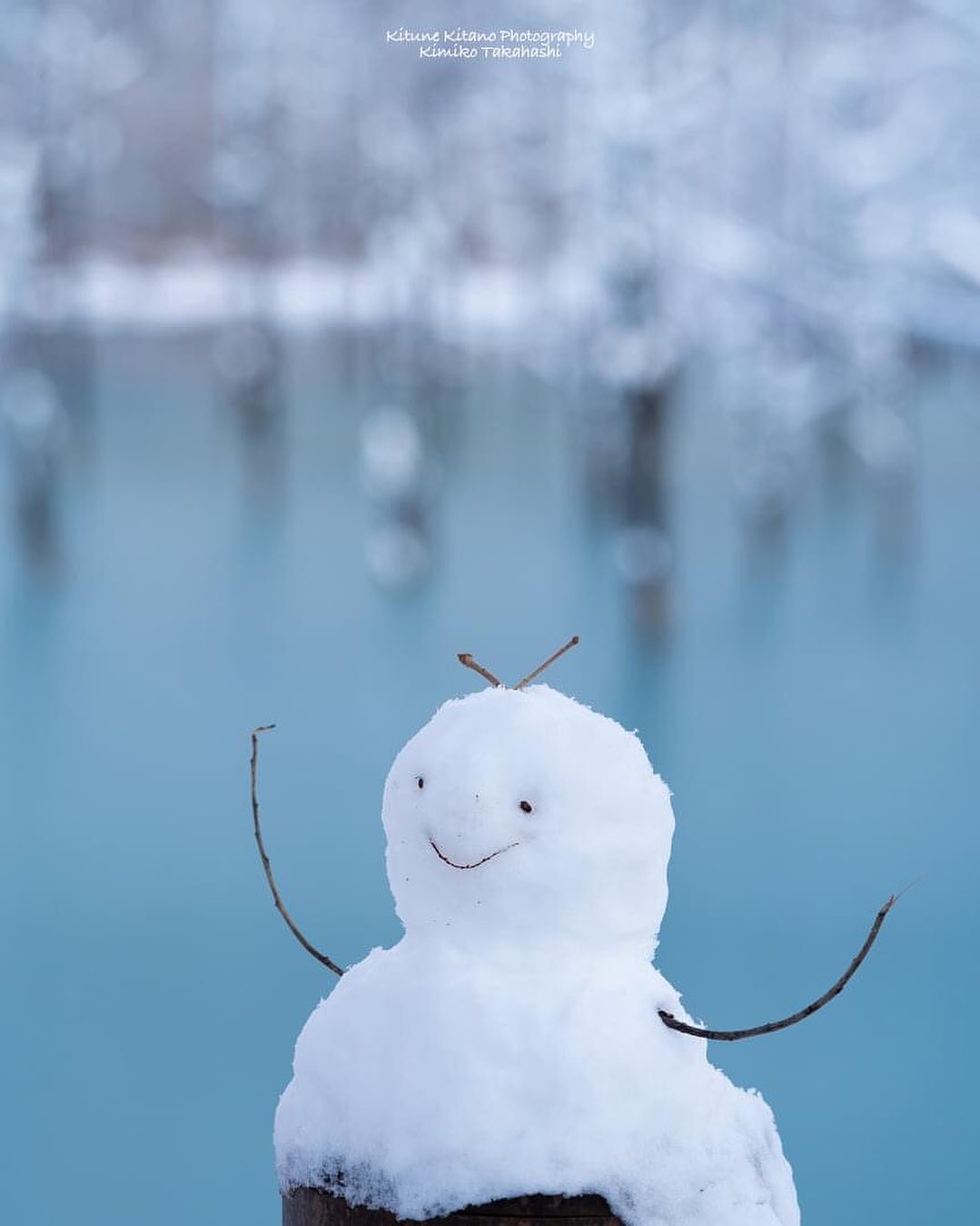 Pretty snowman (Biei)