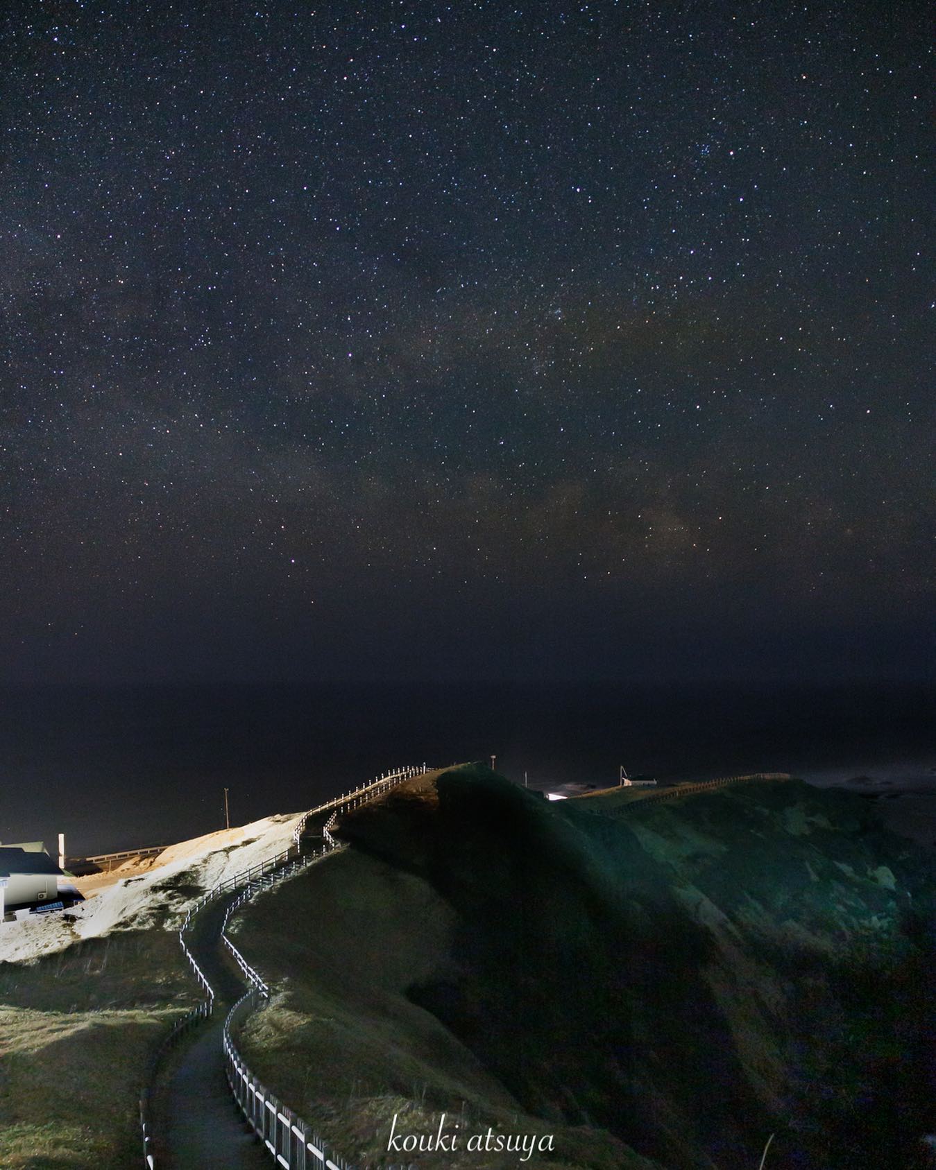 Cape Erimo at night