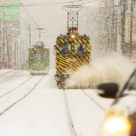 “Sasara” rotary-broom snowremover（Sapporo）