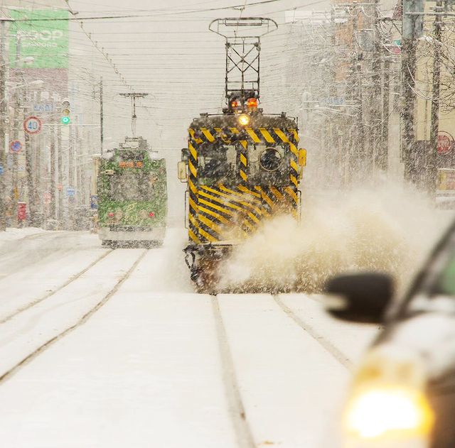“Sasara” rotary-broom snowremover（Sapporo）