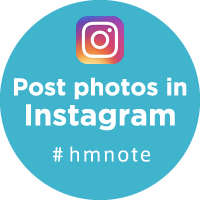 Post photos in Instagram #hmnote